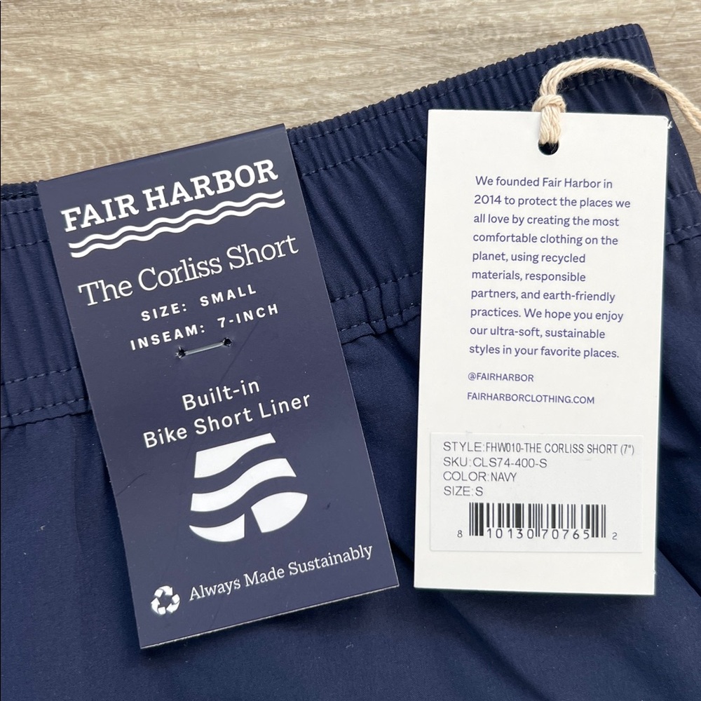 [Fair Harbor] The Corliss Short in Navy - Picture 8 of 9